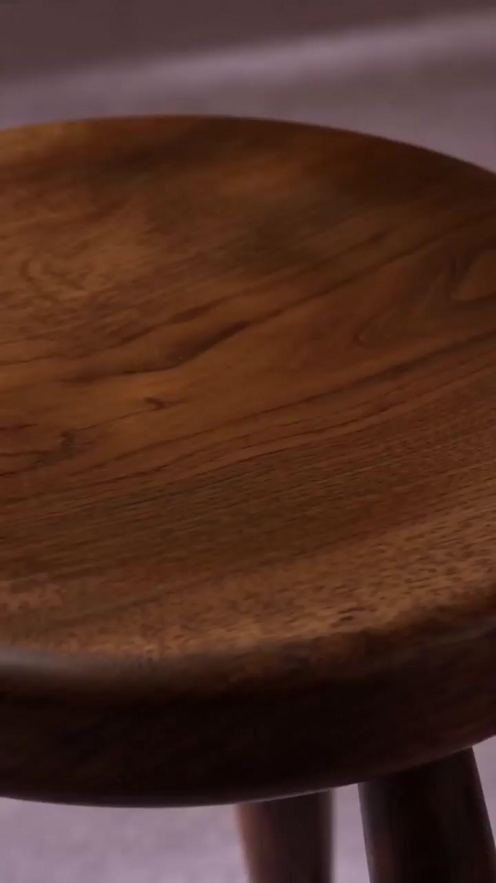 a close up of a wooden table top