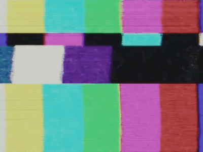 a picture of a multicolored wall with a black background