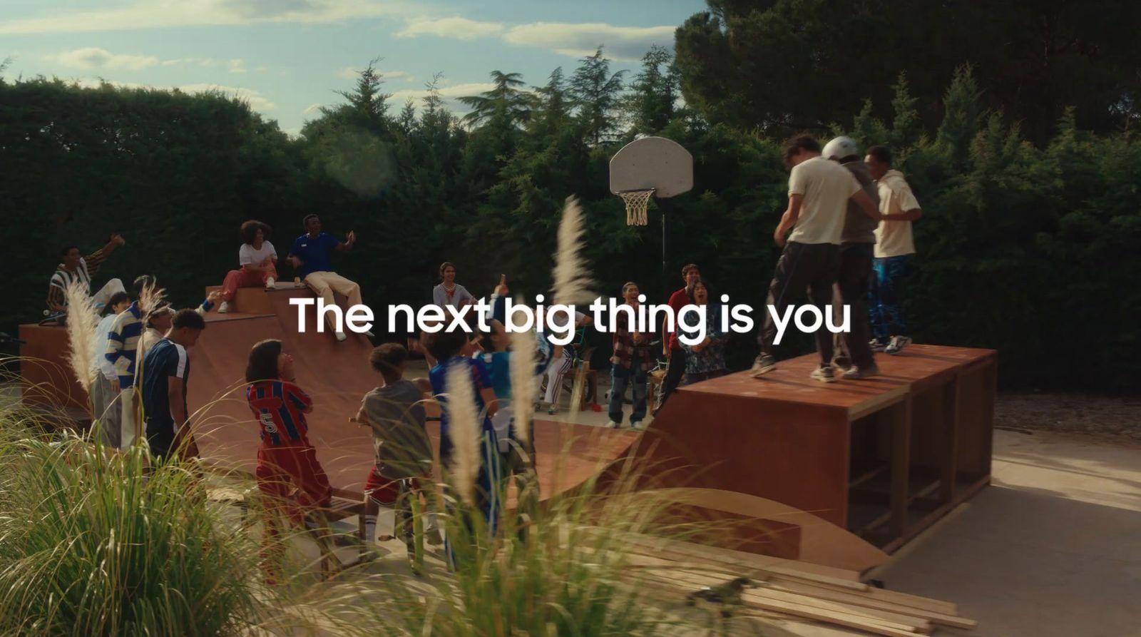 a group of people standing on top of a basketball court