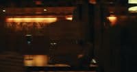 a blurry photo of a table and chairs
