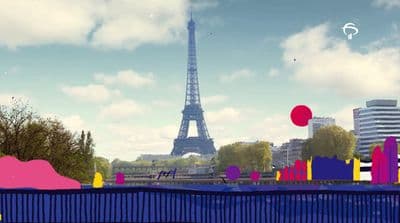 a picture of the eiffel tower in paris