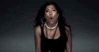 a woman making a surprised face with her mouth open