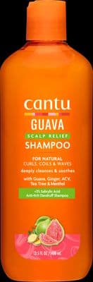 a bottle of cantu guavaa shampoo