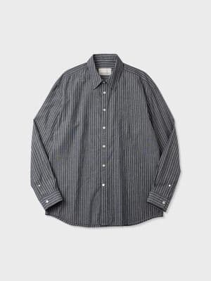 a black and white striped shirt on a white background