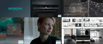 a collage of photos of a woman in a room