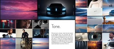 a collage of photos of a man and a car