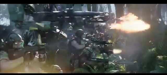 a group of soldiers in a jungle setting