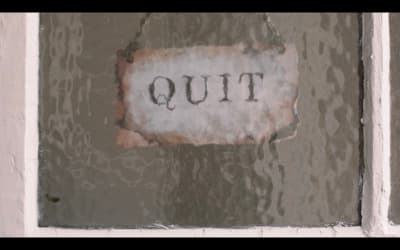 a piece of paper with the word quiz written on it