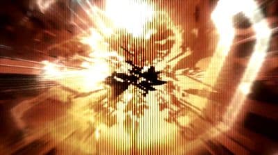 a close up of a computer screen with a light coming out of it