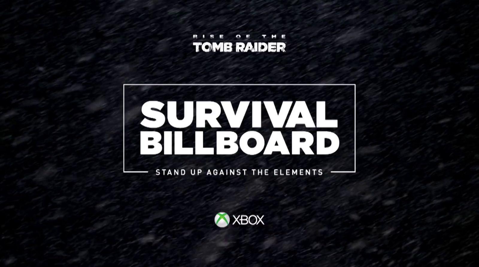 a black background with the words survival billboard on it