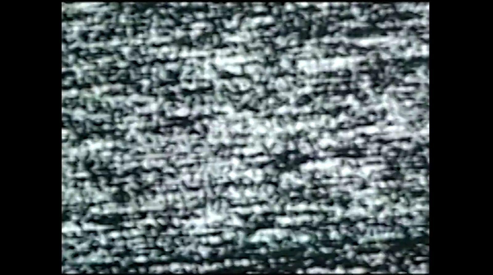 a black and white photo of a television screen