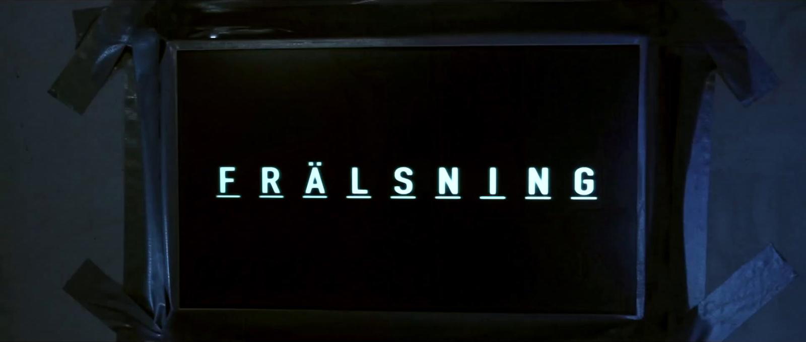 a dark room with a neon sign that says franning