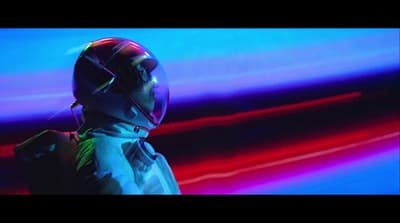 a person wearing a helmet and a jacket
