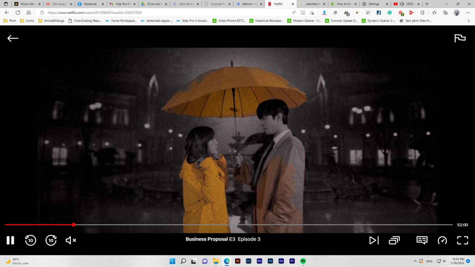 a man and a woman standing under an umbrella