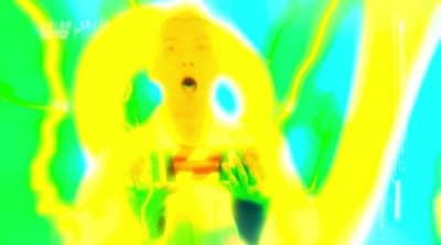 a digital painting of a person holding a cell phone