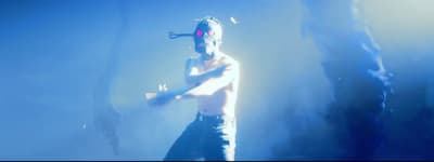 a man in a mask holding a baseball bat