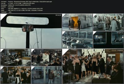 a collage of photos of people and cars