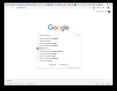 a computer screen with the google logo on it