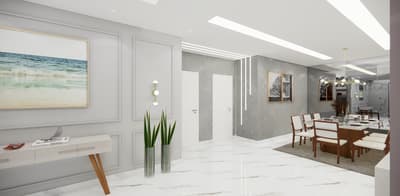 a dining room with a table and chairs