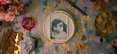 a picture of a man is on a table