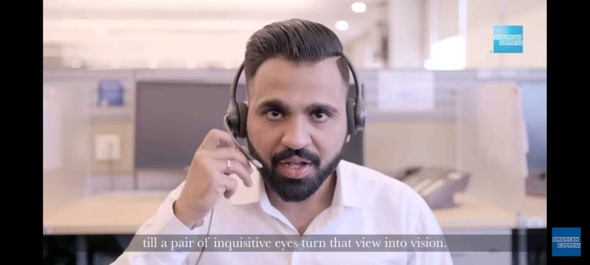 a man with a beard wearing headphones