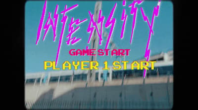 a video game title screen with the title game start