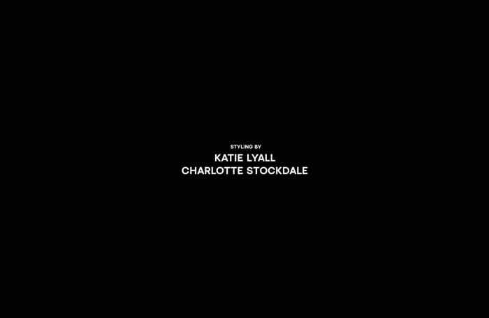 a black and white photo with the words charlotte stockdale