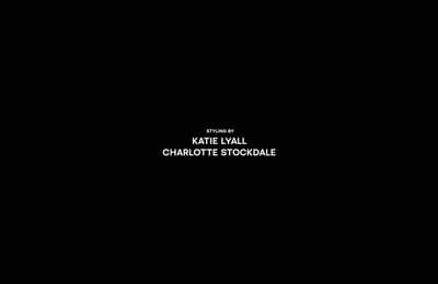 a black and white photo with the words charlotte stockdale