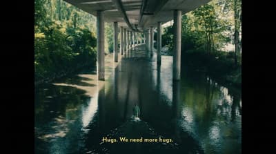 a bridge that has some water under it