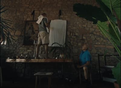a couple of people that are standing in a room