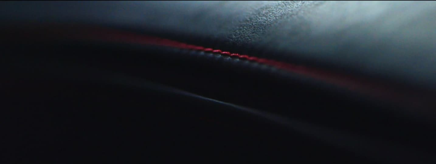 a blurry image of a red light in the dark