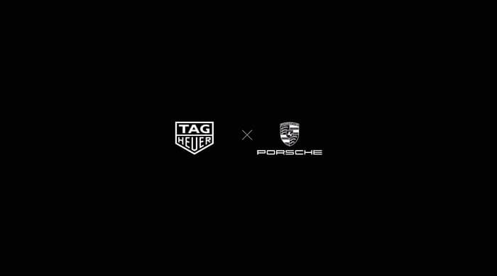a black and white photo of two logos