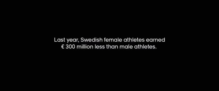 a black background with a white text that reads last year, swedish fanatic athletes