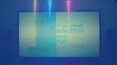 a picture of a screen with a message on it