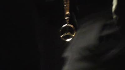 a close up of a person wearing a tie