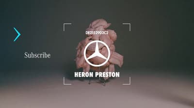 a mercedes ad with the mercedes logo on it