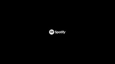 a black background with a spotify logo