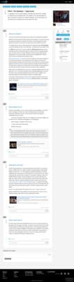 a screen shot of a website with a large number of articles