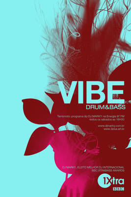 a poster for vibe drum and bass