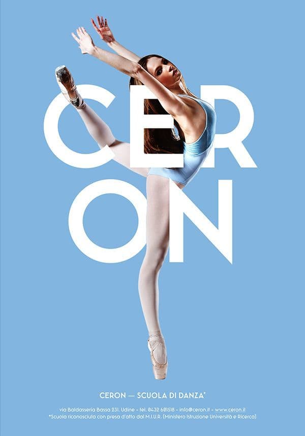 a poster for a ballet show with a ballerina