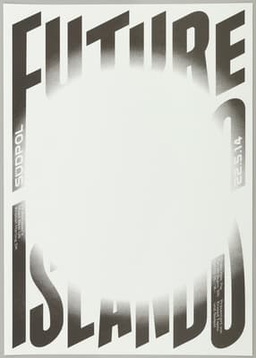 a black and white photo of a poster