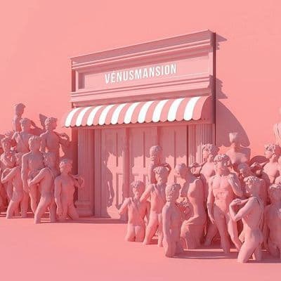 a group of statues in front of a store