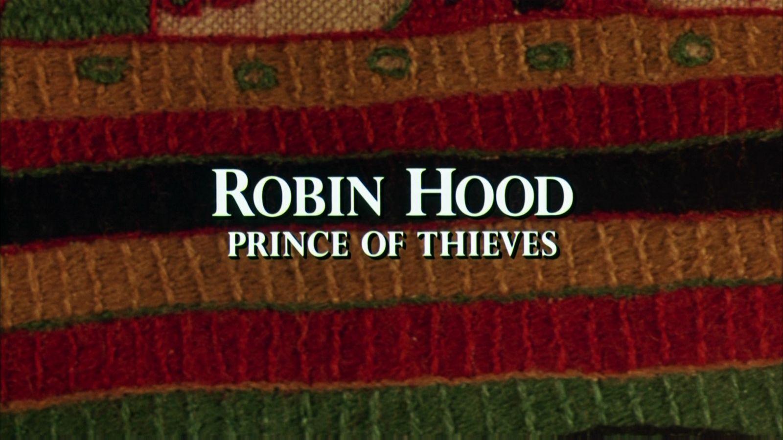 a close up of a knitted object with the words robin hood prince of th