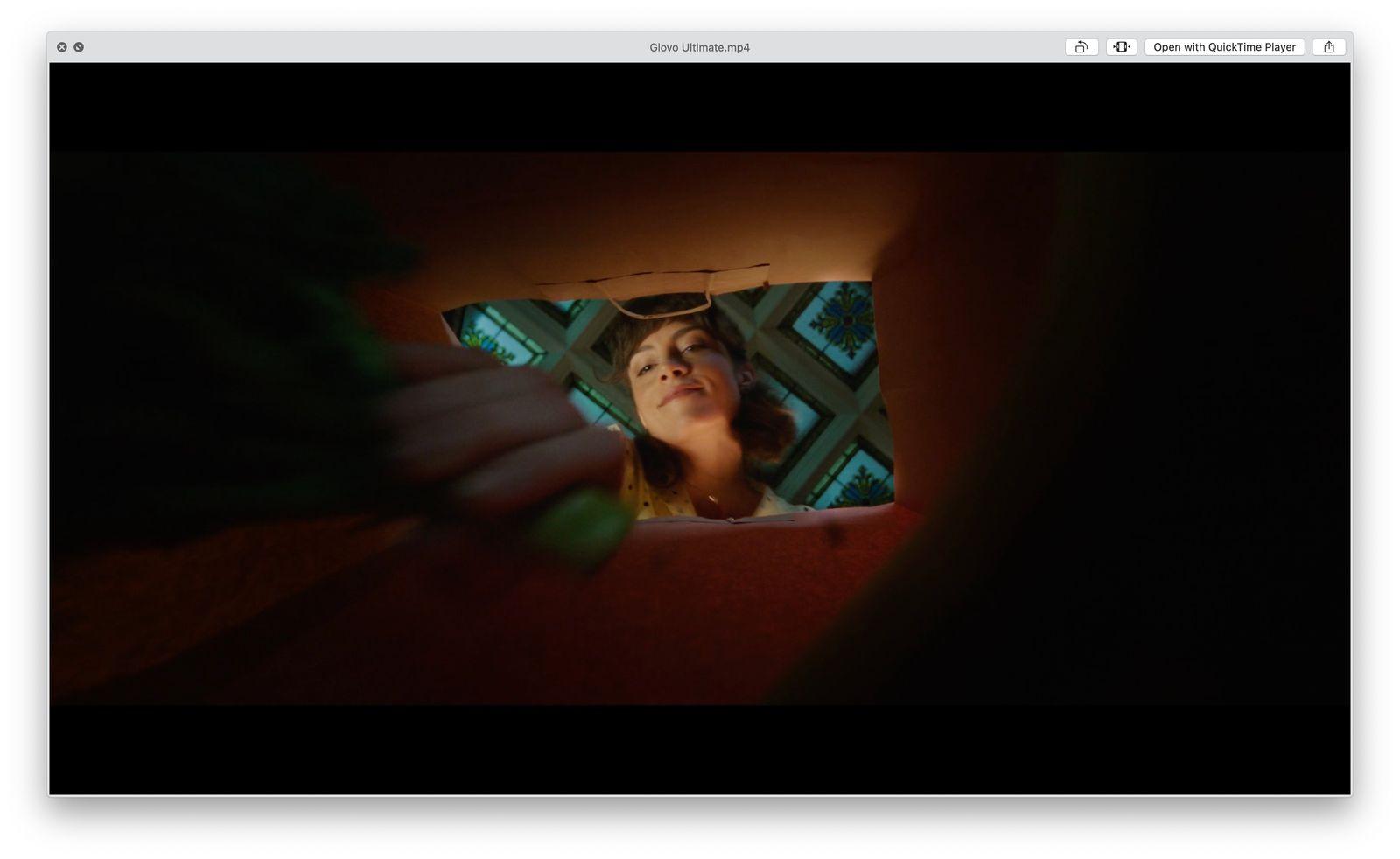 a blurry photo of a woman's face in a mirror