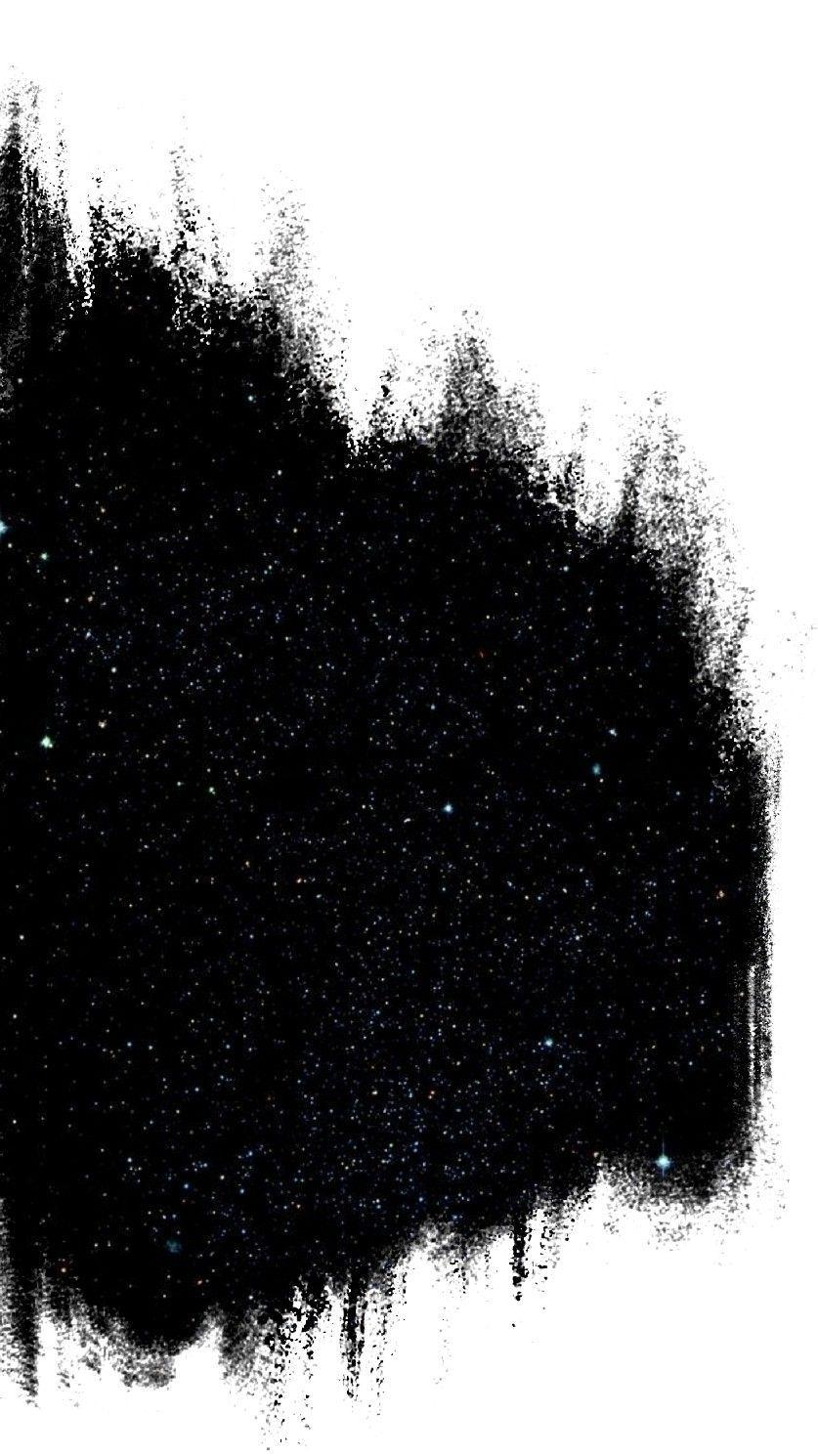 a black and white photo of a space filled with stars