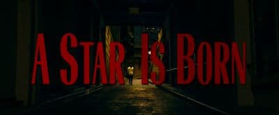 a dark hallway with the words a star is born on it