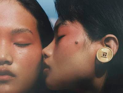a couple of people that are kissing each other