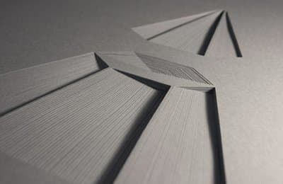 a close up of a piece of paper with lines on it