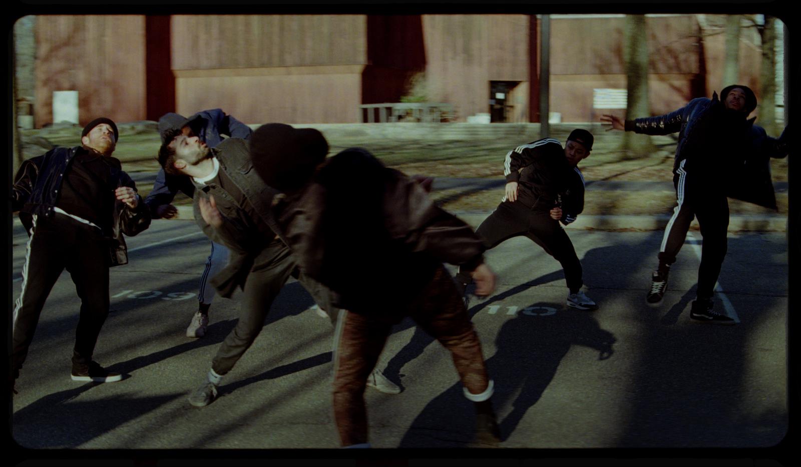 a group of people playing a game of skateboard