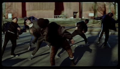 a group of people playing a game of skateboard